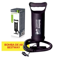 Bomba De Ar Para Encher Piscina, Colchão, Boia e Bote Inflável Prático, Resistente e Portátil