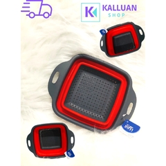 Escorredor Dobravel de Silicone para Macarrão Massas Legumes e Saladas na internet