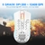 Redragon storm m808 usb com fio rgb ultralight 12400 dpi na internet