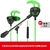 Imagem do microfone fones de ouvido plug-in com cancelamento de ruído