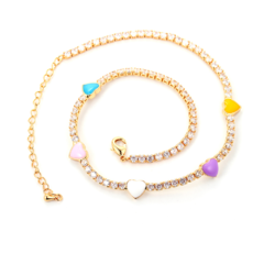 Collar Colorfull Heart