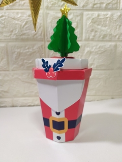 Vasos Papá Noel golosineros