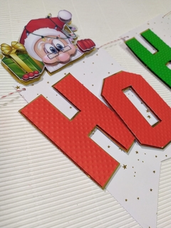 BANDERÍN TRIDIMENSIONAL HOHOHO - tienda online