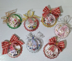 MEDIAS ESFERAS NAVIDEÑAS - comprar online