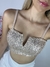 Cropped paetê - comprar online