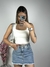 Saia jeans barra desfiada