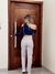 Wide leg cinza na internet