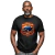 Camiseta preta unissex com estampa de picape Chevrolet Pickup 3100 clássica azul de 1949