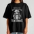 Camiseta Oversized Motociclistas Não Ficam Grisalhos,Ficam Cromados