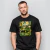Camiseta preta unissex com estampa do VW Gol GTI 1989 em verde, tema Copa do Mundo FIFA 2026 com taça, bandeiras e frase "O mundo se encontra aqui"