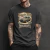 Camiseta preta unissex com estampa vintage do carro Chevrolet Opala Diplomata Classic Ride