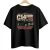 Camiseta preta oversized unissex com estampa vintage da caminhonete Chevrolet C14 1964