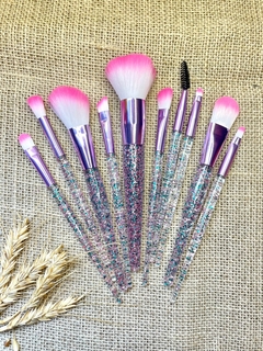 Kit 10 Pinceis com Glitter - comprar online