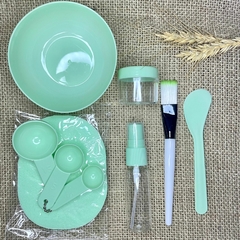 Kit 7 Pçs Skin Care Para Mascaras de Argila Cuidados Faciais