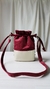 Bolsa Bucket Sonho - Bege e Bordô - comprar online