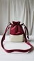 Bolsa Bucket Sonho - Bege e Bordô