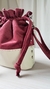 Bolsa Bucket Sonho - Bege e Bordô - comprar online