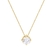 Colar Cordão Corrente Com Pingente Ponto de Luz Sorte Proteção Dourado Colar Feminino