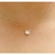 Colar Cordão Corrente Com Pingente Ponto de Luz Sorte Proteção Dourado Colar Feminino - comprar online