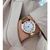 Relógio Feminino Dourado Quartz na internet