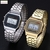 Imagem do RELÓGIO CÁSSIO RETRÔ WR DIGITAL LED UNISSEX ELETRONIC VINTAGE e CÁSSIO FEMININO