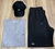 Kit Verão Conjunto Lacoste Bordadinho Boné 100% Algodão Camiseta e bermuda Promoção - irmãosMULTIMARCAS