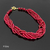 Colar de Pedra Jade Vermelho Rubi - comprar online