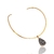 Colar Aro com Pingente Gota de Pedra - comprar online