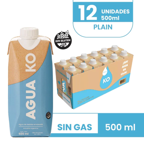 Caja x12 Agua sin Gas 500 ml - comprar online