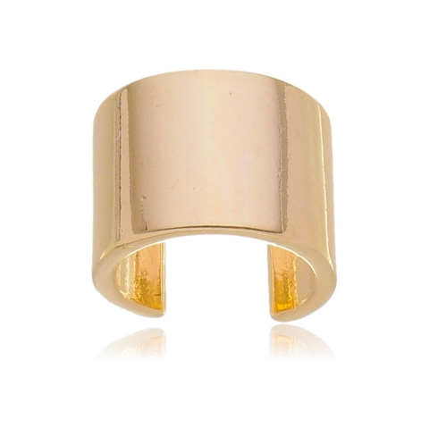 BRINCO PIERCING FAKE LISO BANHO OURO 18K