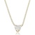 COLAR ZIRCONIA CRISTAL BANHO OURO 18K