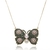 COLAR BORBOLETA LUXO OURO 18K - comprar online