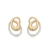 BRINCO LISO BANHO RODIO E OURO 18K - comprar online