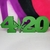 Placa Decorativa 420 - Verde Escuro
