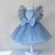 Imagem do Vestido para criança e bebês com laço, vestido de batismo para meninas