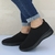 Sapatos femininos meias de tricô tênis feminino primavera verão sem cadarço - loja online