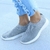 Sapatos femininos meias de tricô tênis feminino primavera verão sem cadarço na internet