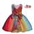 Vestido para criança e bebês com laço, vestido de batismo para meninas - loja online