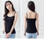 Sexy Top Feminino Sem Mangas Alça Espaguete Colete Casual Verão Elástico Slim