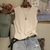Moda Mulher Blusa 2022 Verão Sem Mangas Blusa Feminina Blusa De Malha Com Decot - loja online
