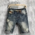 shorts jeans de verão jeans masculinos shorts jeans bermuda skate m