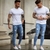 Masculina Longa Perna Reta Slim F