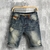 shorts jeans de verão jeans masculinos shorts jeans bermuda skate m