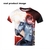 Gradient Solid Color Graphic T Shirts For Men Clothing Camisetas Tops Tee Ropa H