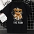 Engraçado Teddy Bear Tshirt Cool Robotic Graphic Tops Harajuku Cartoon Streetwe na internet