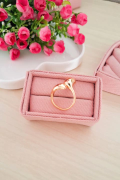 Anel banhado a ouro 18k Gotas - loja online