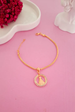 Pulseira banhada a ouro Nossa Senhora II - comprar online