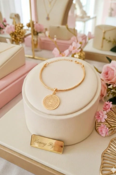 Pulseira banhado a ouro 18k Pai Nosso