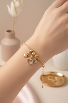 Pulseira banhado a ouro 18k Love - comprar online