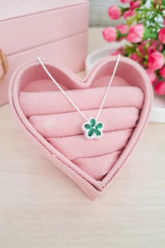 Colar Banhado a prata 925 Flor I - Hanny Bijoux  Acessórios Femininos